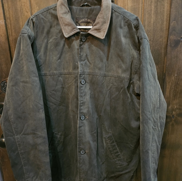 Aberdeen Vintage Oil Rubbed Farmhouse Barn Work Jacket. SIZE L - Picture 4 of 10